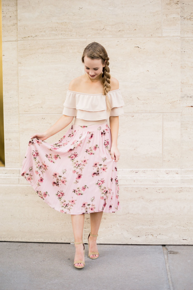 How To Rock A Midi Skirt As A Petite - The Blonder Life