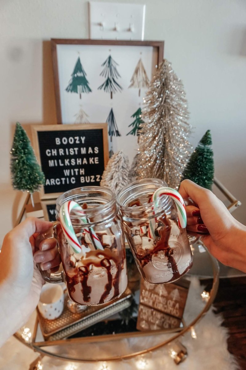 Boozy Holiday Milkshake - The Blonder Life